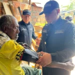 Policía entregó ayuda a pareja de abuelos en el corregimiento El Caguán