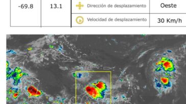 Se registran lluvias en la región Caribe por paso de la tormenta Bret