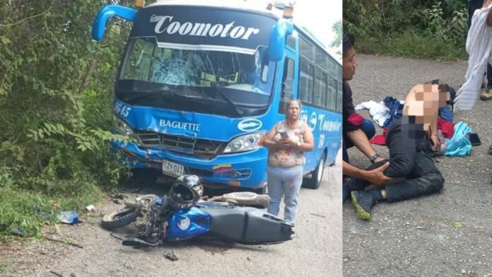 Siniestro vial en la ruta Colombia-Baraya cobró la vida de una mujer