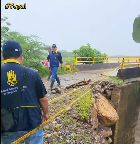 Tras alerta de colapso, Gestión del Riesgo trabaja en la rehabilitación del Puente la Manga en Yopal
