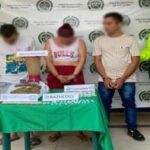 Tres capturados en Campoalegre por tráfico de estupefacientes