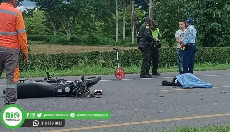 Un fallecido en accidente de tránsito en la vía Cereté – Pelayo