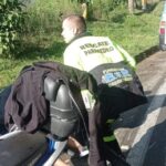 Un motociclista se accidentó en la antigua vía Manizales – Chinchiná