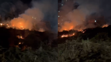 VIDEO. A esta hora reportan incendio en el sector La Gabriela de Bello