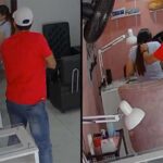 VIDEO. Con pistola en mano, delincuente llegó a robar a dos mujeres en local de uñas, en Andalucía