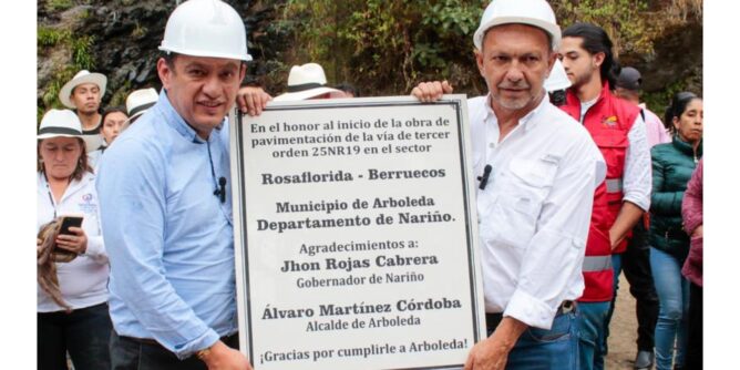 Vía Rosa Florida – Arboleda se pavimentará gracias a la inversión del Gobierno Departamental