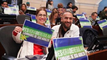 Regulación de Cannabis en Colombia, Cathy Juvinao y Daniel Carvalho congresistas