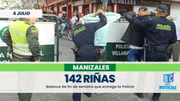 142 riñas se registraron en Manizales y Villamaría durante el puente festivo