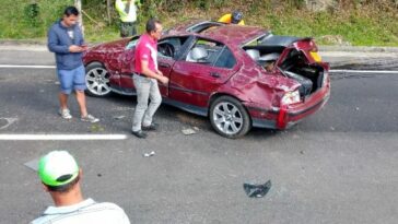 APARATOSO ACCIDENTE EN LA VÍA BOGOTÁ – LA VEGA.