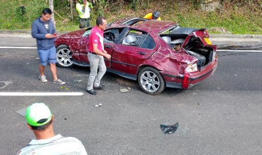 APARATOSO ACCIDENTE EN LA VÍA BOGOTÁ – LA VEGA.