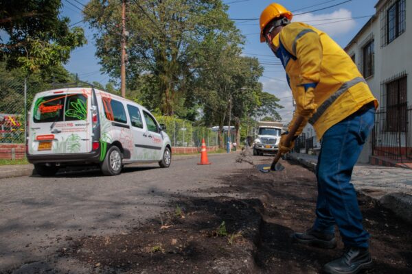 Alcaldía de Pereira le metió mano a la vía de acceso al barrio El Jardín etapa 2