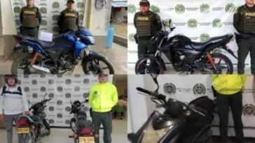 Autoridades recuperaron motocicletas hurtadas al sur de la región