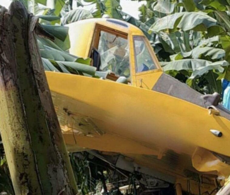 Avioneta se estrelló en la Zona Bananera: este es el estado de salud del piloto