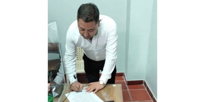 Byron Zambrano Rosas inscribió su candidatura a la Alcaldía de Sandoná