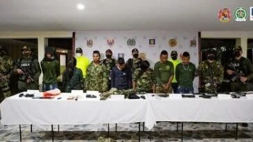 Capturados integrantes del grupo armado Dagoberto Ramos en el Huila