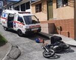 Choque de moto y furgón en Cervantes dejó un lesionado