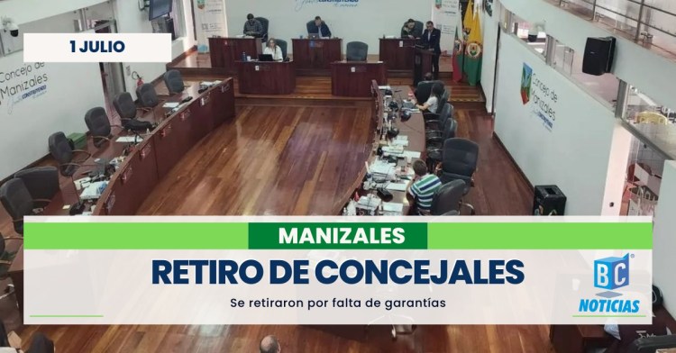 Concejales se retiraron del debate de Asmetsalud argumentando falta de garantías del Presidente del Concejo de Manizales