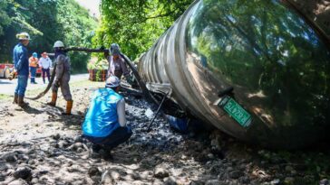 Corporinoquia visita lugar de emergencia ambiental por derrame de crudo en Monterrey