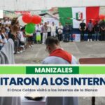 El Once Caldas visitó a los internos de la cárcel de varones de Manizales