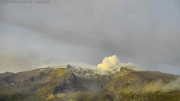 El volcán Nevado del Ruiz podría erupcionar en cualquier momento, según el SGC
