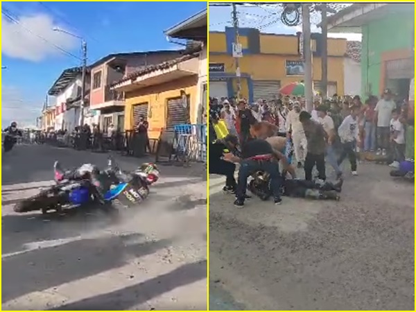 En La Unión piden por la recuperación de Brayan, el joven que se estrelló en válida de motos