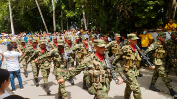 En Montería el desfile de Independencia contará con 600 uniformados del Ejército y Policía