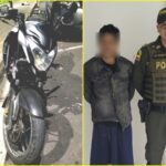 En Pasto otro presunto ladrón de motocicleta omitió señal de pare y chocó contra una valla
