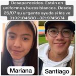 Encontraron a los niños que habían desaparecido hace 3 días en Suba Este martes 25 de julio los menores Nicol Fagua (14 años) y Santiago Caicedo (16 años) que viven en la localidad de Suba, fueron reportados como desaparecidos por parte de sus familiares, luego de que salieran de un conjunto residencial en el barrio La Campiña, y desde ese momento no se sabía nada más de ellos.