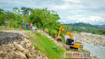 Garantizada movilidad a seis veredas de Sabanalarga tras socavación de la quebrada La Piñalera