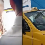 «Hijue#@ aprendé a manejar», mujer que le tiró hasta la puerta a taxista en medio de una discusión, en Pasto