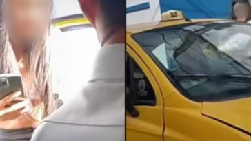 «Hijue#@ aprendé a manejar», mujer que le tiró hasta la puerta a taxista en medio de una discusión, en Pasto