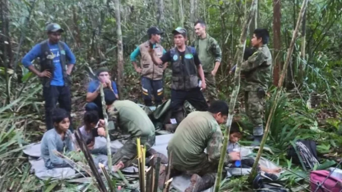 Les dieron de alta a los niños rescatados en la selva del Guaviare