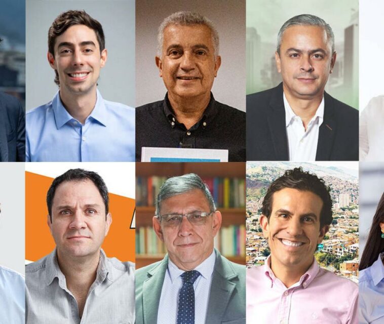 Los candidatos que siguen y los que no en la carrera por la alcaldía de Medellín