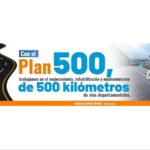 Mejoramiento y rehabilitación de 500 km de carreteras departamentales: una inversión sin precedentes