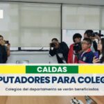 Ministerio TIC entregó 2 mil computadores y 26 laboratorios de innovación a sedes educativas de Caldas