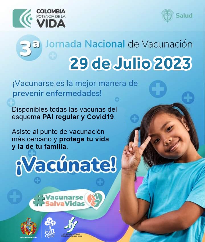 Niños y niñas entre los seis meses y tres años de edad podrán vacunarse contra la Covid19 en el Huila.