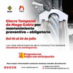 Ojo, desde este lunes cierra operaciones el Megacable por mantenimiento