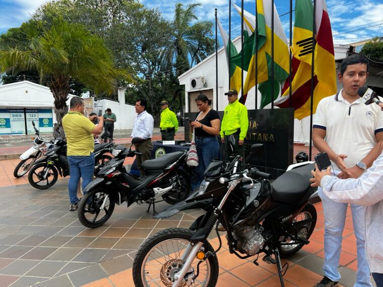 Policía en Neiva recupera cuatro motos robadas