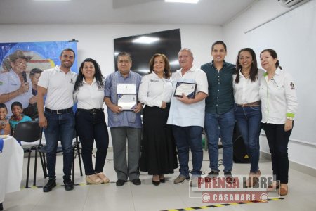 Reconocimiento a Directivos Docentes de Támara y Villanueva