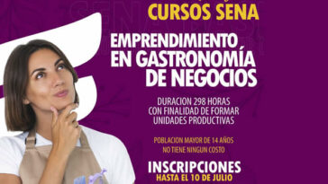 SENA ofrece curso de emprendimiento gastronómico en Facatativá, Cundinamarca