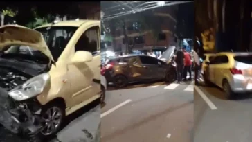 Taxista, accidente, tránsito, choque, peatón, mancha amarilla, lesionado, herido, hospital, noticias, noticias hoy, Q’Hubo de hoy, Q’Hubo Medellín