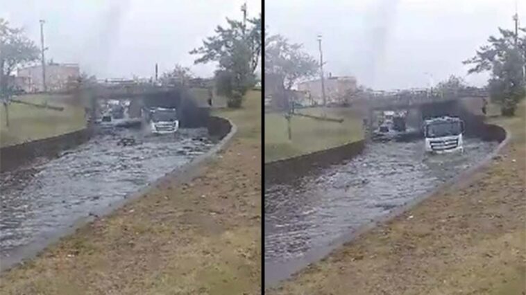 VIDEO. Fuertes lluvias en Bogotá generaron inundación en la localidad de Rafael Uribe