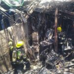 Voraz incendio consumió ‘chivera’ en Nueva Galicia