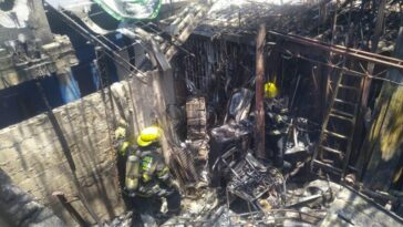 Voraz incendio consumió ‘chivera’ en Nueva Galicia