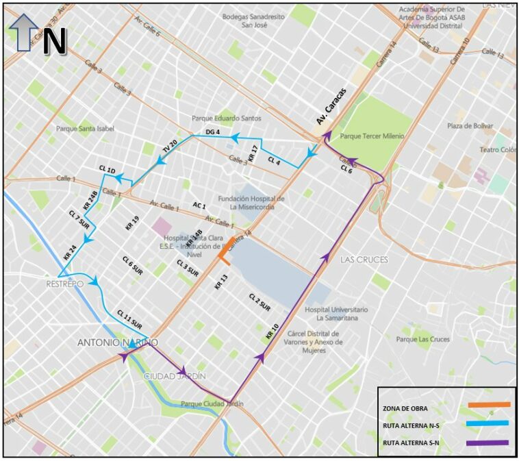 ¡Pilas al cierre en la Av. Caracas! Estas son las rutas alternas En las últimas horas, las Secretaría de Movilidad informó el cierre en la Av. Caracas. Pille las rutas al ternas que debe tener en cuenta.