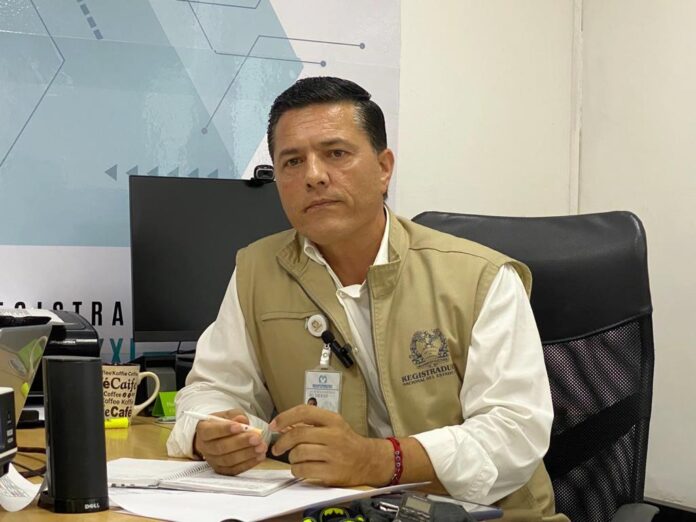 José Fernando Mejía Castaño, delegado del registrador del Estado Civil Colombiano.