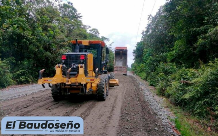 A buen ritmo avanzan las obras para garantizar la conectividad de Carmen de Atrato y Quibdó con el océano Pacífico en el sector de Ánimas – Nuquí