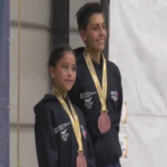 Atletas consiguieron medalla de bronce en el Campeonato Panamericano de patinaje artístico en Rionegro