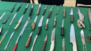 colección de cuchillos