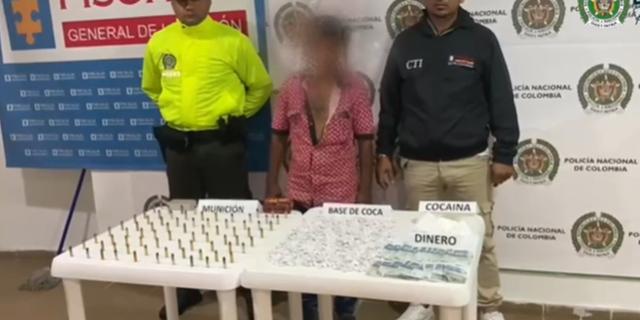 Capturaron hombre que surte de armas y estupefacientes a grupos delincuenciales en Honda